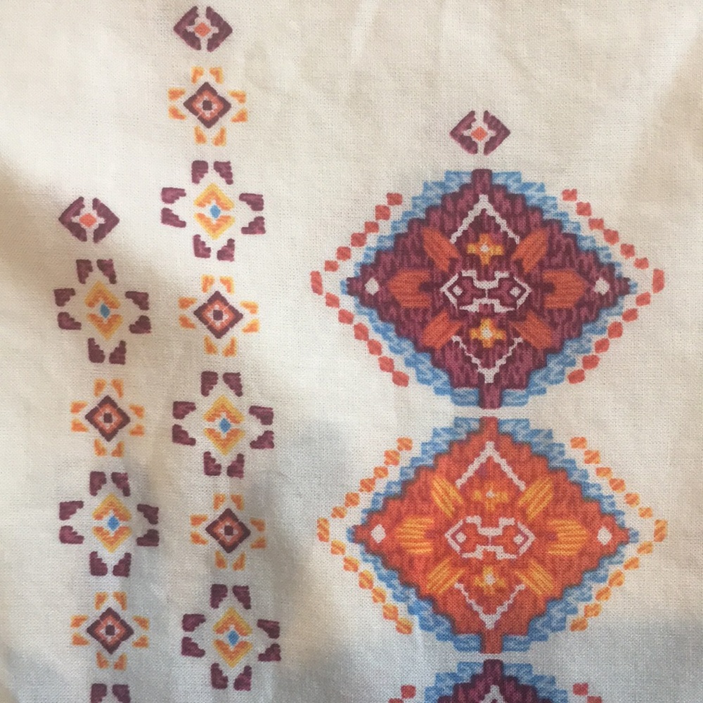 NWT- New Direction Boho Peasant Blouse Top Size L - Picture 9 of 9